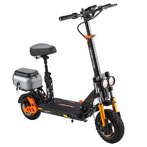 EU Stock 800W 48V 18Ah 45km/h TWOFISH V5 MAX Electric <b>Scooter</b> Front 11 inch & Rear 10 inch Tires with Seat - Product Image 1