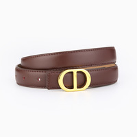 Ceinture Jiahao pour femme en cuir de vachette avec boucle en alliage, ceinture décorative noire, style minimaliste, ceintures de créateur, ceinture de taille pour femme