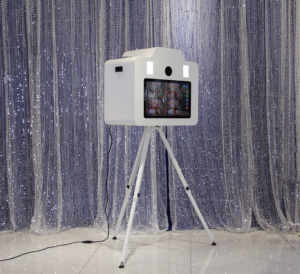 सभी एक फोटो बूथ में विंटेज सभी एक फोटो बूथ मजबूत त्रिपॉड फोटोबूथ मशीन सेल्फी के साथ 21.5 "टच स्क्रीन - Product Image 2