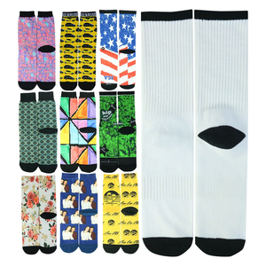 DIY Personalized 360 Printed Blank Knitted <strong>Socks</strong> Letter Print Sport <strong>Socks</strong> Fancy Fashion Sublimation <strong>Socks</strong> - Product Image 2