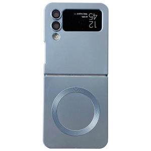 三星银河Z Flip6 Flip5 Flip4 3 5g哑光硅胶后盖Zflip Flip 6 5 4 3磁性无线充电盒 - Product Image 5