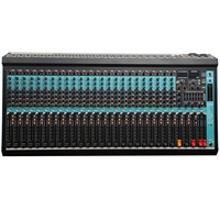 Mezclador de Audio Profesional MIX-MC24 de 24 Canales, Consola de Mezcla Analógica de Alto Rendimiento para Espectáculos en Vivo, Estudios de Grabación y Eventos