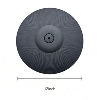 12-inch Full-area Edge-strike Trigger Dual-zone Tweeter Expansion Kit Includes Bracket Connecting Wire for Electronic Drums.