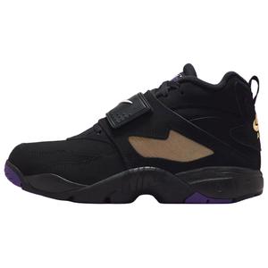 Chaussures de basket-ball pour hommes Nike Air Diamond Turf Ravens 2025 Noir Violet Or Tige en mesh Semelle en caoutchouc - Product Image 1