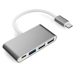 <span class=keywords><strong>Hub</strong></span> USB C 4 en <span class=keywords><strong>1</strong></span>, Adaptador Tipo C a USB 3.0 y 2.0 para Laptop, MacBook, Teléfono y Otras Consolas de Juegos, Expansor Multipuerto de Alta Velocidad - Product Image 1