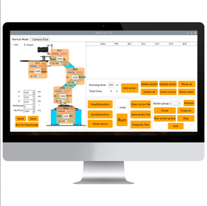 Uhandbit 5-doof Robot tay STEM giáo dục Kit plug-and-play mô-đun điện tử với <span class=keywords><strong>Python</strong></span>/blockly mã hóa cho microbit - Product Image 5
