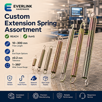 Assortiment de ressorts d'extension industriels avec solutions personnalisées de ressorts à tension pour les commandes OEM de machines et la fourniture en volume régulier