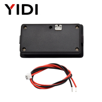 YIDI YD14-P1 Layar LED Voltmeter Digital Monitor Kapasitas Baterai Lithium dengan Senter LED Bahan ABS