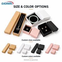 Boîte à bijoux en papier rigide de haute qualité, surface lisse, pour l'affichage et la protection des bagues, pendentifs et bracelets – Vente en gros
