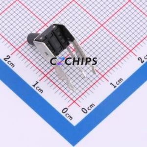 TC-6615Z90-12.0-260 Tactile Switch Through hole,7.5x6mm Switch Single Pole Single Throw Round Button 2.6N Right Angle Insert - Product Image 2