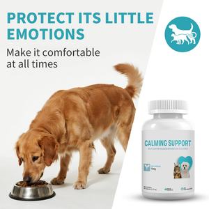 Grensoverschrijdende TK New Pet Cat Dog Mondverdovende Capsules 60 stuks Gebalanceerd Gedrag Ontspanningsondersteuning Flesverpakking OEM - Product Image 4