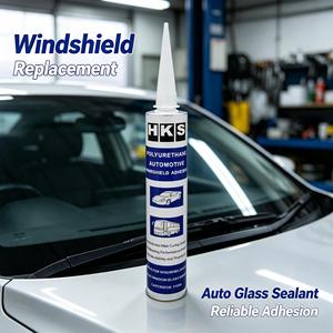 310ml Schwarzer PU Scheibendichtstoff Polyurethe <span class=keywords><strong>Kleber</strong></span> Fur Fahrzeugglas Windschutzscheiben Montage Und Reparature - Product Image 1