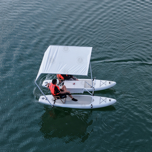 Moteur électrique haute visibilité pliant gonflable PVC bateau de pêche pêche de nuit bateau rigide stable pour les activités nautiques - Product Image 3