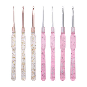 Juego <span class=keywords><strong>de</strong></span> 7 Agujas <span class=keywords><strong>de</strong></span> Ganchillo con Mangos Ergonómicos <span class=keywords><strong>de</strong></span> Plástico <span class=keywords><strong>de</strong></span> 2.0mm-5.0mm, Ideal <span class=keywords><strong>para</strong></span> Tejer Mantas, Muñecas, <span class=keywords><strong>Gorros</strong></span> y Bufandas - Product Image 5