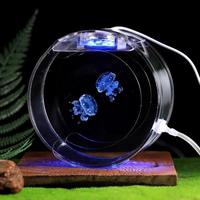 Aquarium autoportant en verre au design contemporain, accessoires de décoration pour la maison, éclairage de chambre, différentes tailles