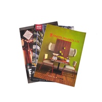 Catalogue OEM avec échantillon gratuit de menu alimentaire et slogans imprimés, dépliants laminés, papier et carton, brochure, dépliant
