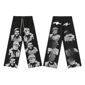 <span class=keywords><strong>Felpa</strong></span> <span class=keywords><strong>con</strong></span> <span class=keywords><strong>Cappuccio</strong></span> <span class=keywords><strong>Oversize</strong></span> di Alta Qualità 100% Cotone Stampata per Uomo, <span class=keywords><strong>Nera</strong></span>, Design Autunnale <span class=keywords><strong>con</strong></span> Tasche - Product Image 5