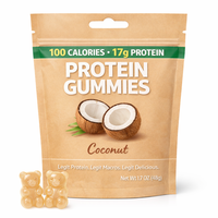 Gummies protéinés OEM : Protéines de lactosérum, acides aminés essentiels (EAA), créatine monohydrate, sans sucre – Snacks protéinés au lactosérum