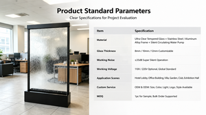 Pantalla Decorativa de <span class=keywords><strong>Cascada</strong></span> Interior Personalizable con Luz LED, Pared de <span class=keywords><strong>Agua</strong></span>, <span class=keywords><strong>Cascada</strong></span> - Product Image 4