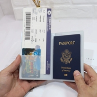 Porte-passeport à prix d'usine avec emplacement pour cartes 14x10cm, étui de protection pour passeport, portefeuille de voyage, pochette de protection pour passeport motif dessin animé