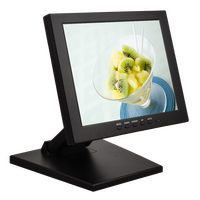Moniteur tactile USB LCD 10 pouces, moniteur tactile résistif TFT LED 10,4 pouces pas cher pour supermarché