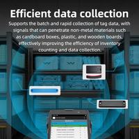 Étiquette RFID UHF NFC mini ABS anti-métal longue portée pour la gestion des actifs en extérieur, étanche, résistante aux intempéries, haute durabilité, 10 ans