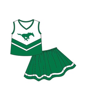 Su misura fratello e sorella uniforme scolastica per ragazze manica corta gonna corta da competizione per ragazze uniforme scolastica a squadre - Product Image 5