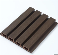 Haute Qualité Insonorisé Décoration Extérieure 3d Revêtement Mural Isolation Thermique Pvc Bois Composite Extérieur Wpc Panneau Mural