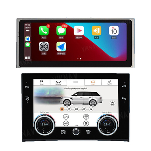 Radio mobil <span class=keywords><strong>Android</strong></span> 10.25 inci, pemutar Multimedia navigasi GPS Unit kepala mobil + Panel AC, untuk Land Rover Range Rover V8 2002-2012 - Product Image 1