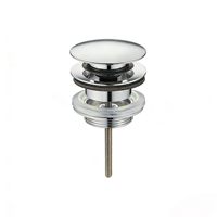 Siphon de lavabo escamotable en laiton chromé, design moderne, installation facile, pour salle de bain, garantie 5 ans