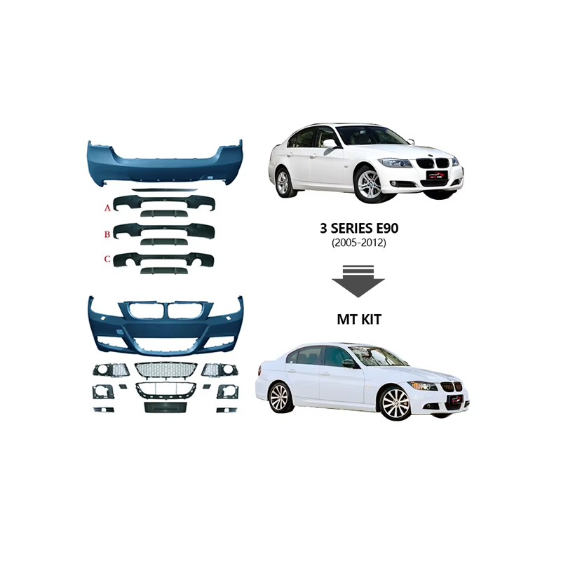 すべてのモデルの耐久性と堅牢性を備えたe90 リアバンパーを見つける