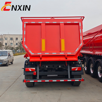 Promotion : Semi-remorque benne arrière 4 essieux 60/80 tonnes en acier type U pour camion à vendre