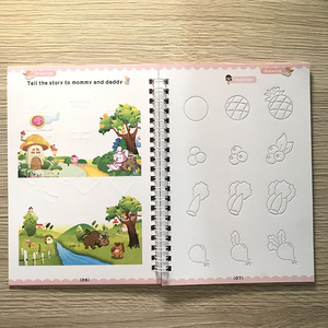 Buy Bulk Notebook Montessori Reusable Children Magic Practice Copybook Set for a School Kids Age 3 to <strong>8</strong>