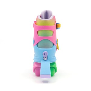 Patins à roulettes convertibles 2 en 1 pour enfants-Basculez entre les modes Quad et Inline en 1 seconde avec des lumières LED - Product Image 2
