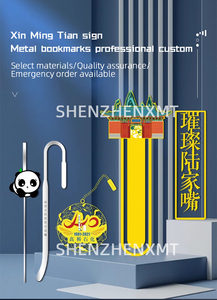 Großhandel personal isierte benutzer definierte Werbe niedlichen Edelstahl Gold Messing Metall Lesezeichen benutzer definierte mit Quasten für Buch - Product Image 6