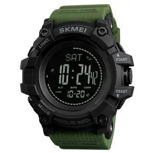 SKMEI 1358 Relojes Pedometer Alarm Chrono Compass Fitness Sport Compatible Lighter digital watch with compass