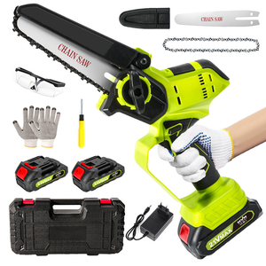 <span class=keywords><strong>Scie</strong></span> à chaîne électrique portable au lithium de 8 pouces avec <span class=keywords><strong>petite</strong></span> chaîne de tronçonneuse et ensemble de tige télescopique à batterie 775Motor - Product Image 1