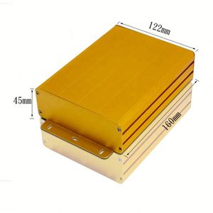 EBM Extruded Aluminum Control Box Heat Sink Powder Coated Project <b>Enclosure</b> Box IP54 Protection Electronics PCB - Product Image 3