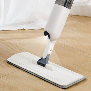 Household Microfiber Cloth <b>Mop</b> Floor Cleaning <b>Mop</b> 360 Degree Rotation Lazy Spray <b>Flat</b> <b>Mop</b> - Product Image 1