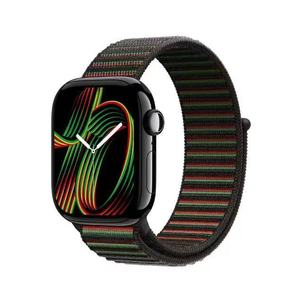 ナイロンスポーツ用ループストラップApple Watchシリーズ10 9 8 7 6 5 4 4 <span class=keywords><strong>3</strong></span> Correaウォッチバンド用45MM 41MM 46MM 49MM 40MM 44MMストラップ - Product Image 1