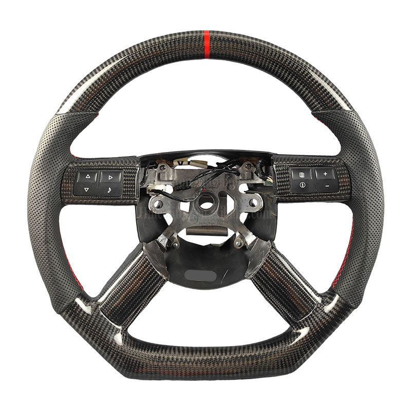 Leather+carbon fiber+red stripes+red stitching