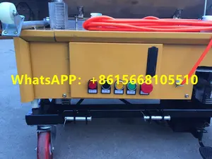 Automatic Cement Mortar Plastering Machine/Rendering Machine/Lining Wall Plastering Machine Rending Machine With Best Quality