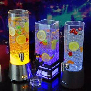 Distributeur de boissons 2L/3L de table avec lumières LED colorées, tour à bière et boissons froides pour bar, fête, restaurant - Product Image 4