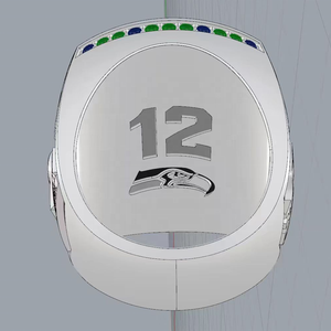 Custom Rhinestone 2026 Seattle Seahawks LX Championship <strong>Ring</strong> Bling <strong>Crystal</strong> Men's Fan Gift - Product Image 6