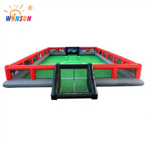 Juego de campo de fútbol inflable deportivo Winsun, logotipo de Color personalizado, Material de PVC, sin plomo, ignífugo, fácil instalación para uso comercial - Product Image 1