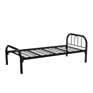 <b>Single</b> <b>Bed</b> Folding Metal <b>Bed</b> for Sale <b>Frame</b> Modern <b>with</b> <b>Mattress</b> for Adults Folding Sofa <b>Single</b> Steel <b>Bed</b> - Product Image 1
