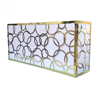 Nouveau design de bar à cocktails portable pour fêtes et événements, bar miroir pour hôtel, bar extérieur pour mariage, comptoir de bar à cocktails à louer