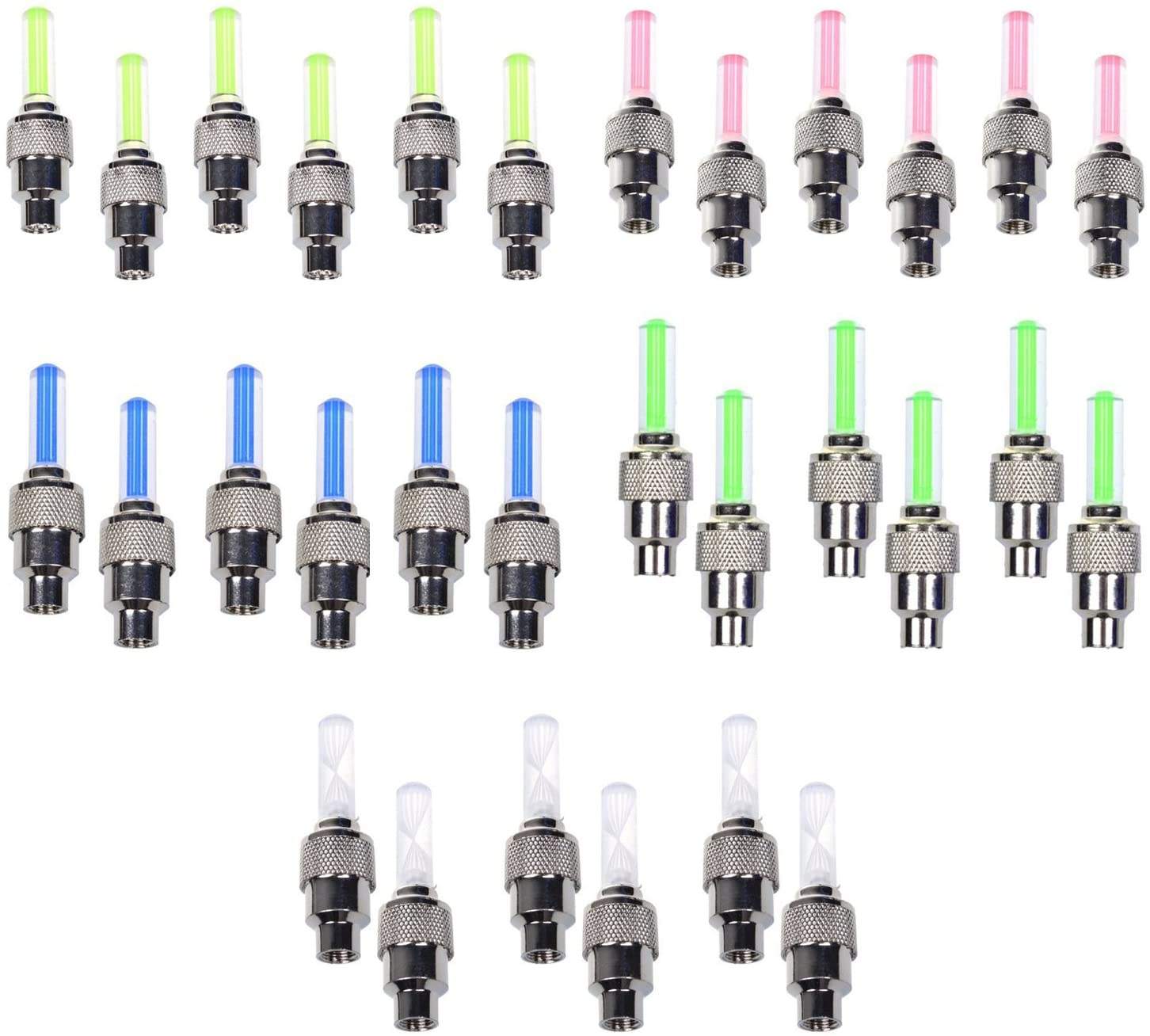 LED Flash Tyre Wheel Valve Lights Enhance Safety Style