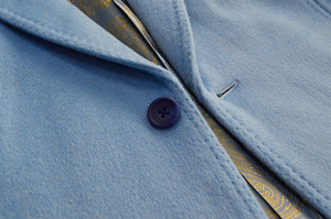 Costume d'affaires classique pour homme, 2 pièces, sur mesure, coupe ajustée, grande taille, tissu en laine plissé respirant, simple boutonnage - Product Image 5
