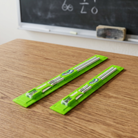Juego de Reglas de Plástico al por Mayor con Lápiz, Material Escolar, Marca OEM para Estudiantes